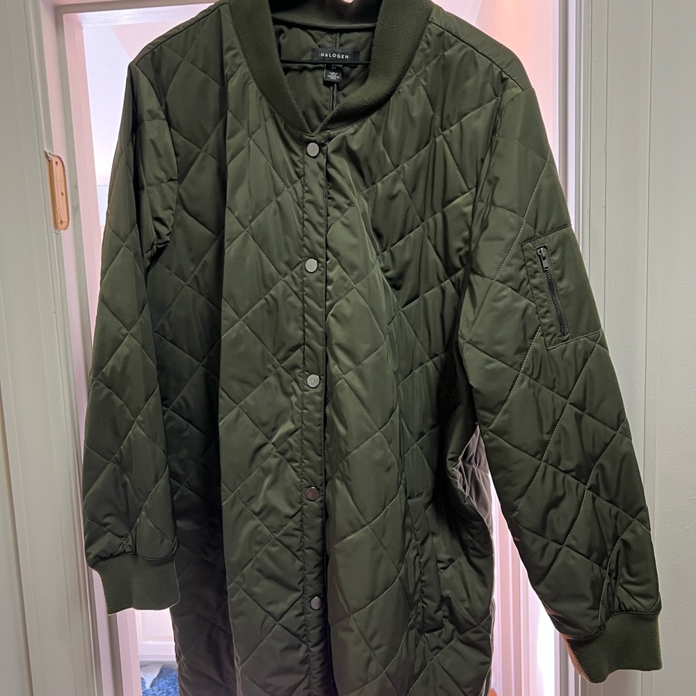 Halogen quilted jacket -2x